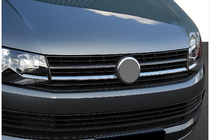 Volkswagen T6 2015–2024 Obloge zgornje maske 2015-2019 (2 kos, karbon) fotografija 1