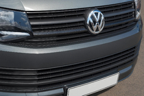 Volkswagen T6 2015–2024 Obrobe spodnje rešetke 2015-2019 (2 kosa, karbon) fotografija 1