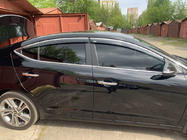 Hyundai Elantra (AD) 2015–2020 Vetrni deflektorji oken s kromirano letvico (4 kos, Niken) fotografija 1