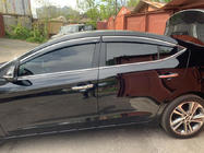 Hyundai Elantra (AD) 2015–2020 Vetrni deflektorji oken s kromirano letvico (4 kos, Niken) fotografija 2