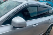 Volvo XC90 2015– Vetrni deflektorji oken s kromiranim trakom (4 kosi, HIC) fotografija 1