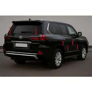 Body kit BlackEdition (za TRD 2016+) Lexus LX570/450d 2008–2022 fotografija 2