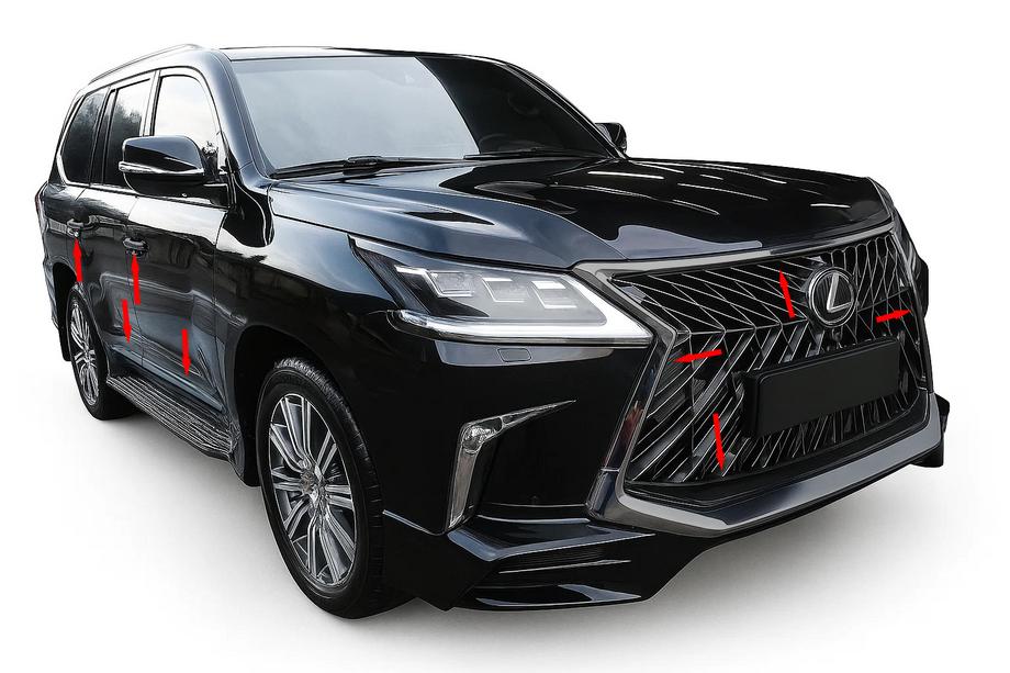Lexus LX570/450d 2008–2022 Body kit BlackEdition (za TRD 2016+) Fotografija 1