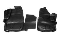 Ford Custom 2013–2022 3D gumijasti tepihi za notranjost (2 kos, Novline) 1 + 2 seats (Različica 1) fotografija 2