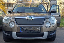 Skoda Yeti 2009–2017 Zimska obloga za masko hladilnika (spodnja, 2009-2013) fotografija 6