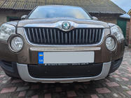 Skoda Yeti 2009–2017 Zimska obloga za masko hladilnika (spodnja, 2009-2013) fotografija 1
