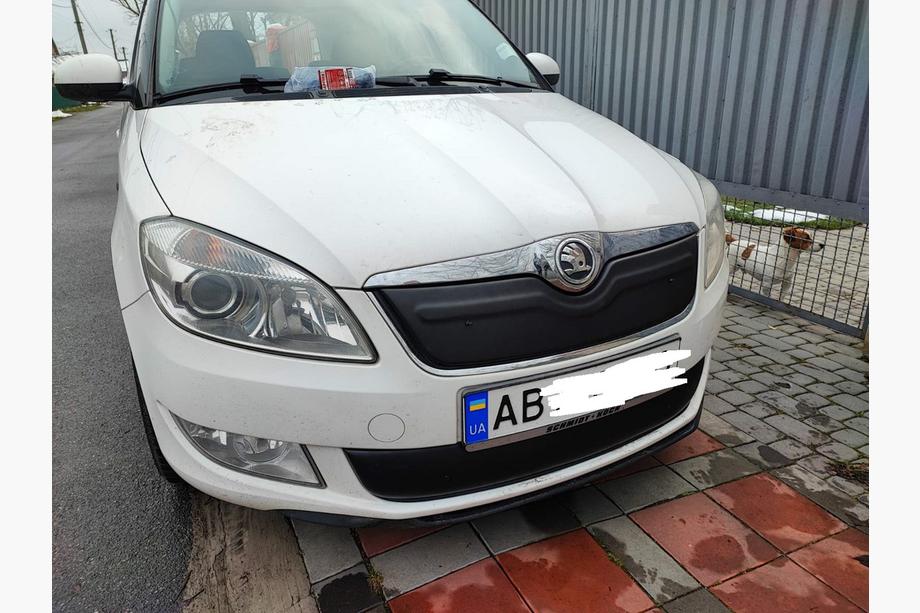 Skoda Roomster 2006–2015 Zimska obloga za masko hladilnika (2010+, zgornja) Fotografija 5