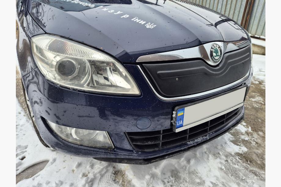 Skoda Roomster 2006–2015 Zimska obloga za masko hladilnika (2010+, zgornja) Mat Image
