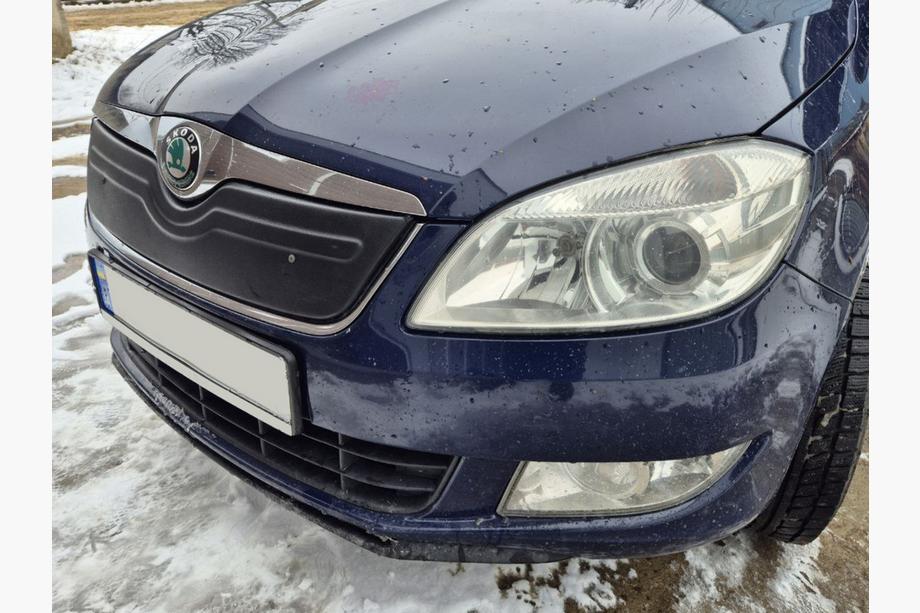 Skoda Roomster 2006–2015 Zimska obloga za masko hladilnika (2010+, zgornja) Fotografija 2