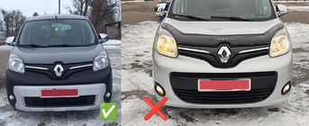 Renault Kangoo 2008–2020 Zimska spodnja rešetka hladilnika (2013+) Mat fotografija 4