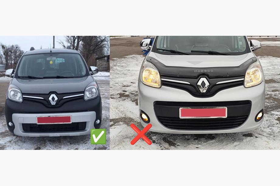 Renault Kangoo 2008–2020 Zimska spodnja rešetka hladilnika (2013+) Fotografija 4