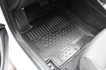 Hyundai Accent 2017–2023 Gumijasti 3D tepihi za notranjost (Comfort) (4 kos, Novline) fotografija 2