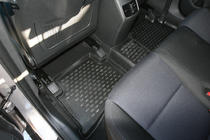 Hyundai Tucson TL 2016–2021 3D gumijasti tepihi za notranjost (4 kosi, Novline) fotografija 4