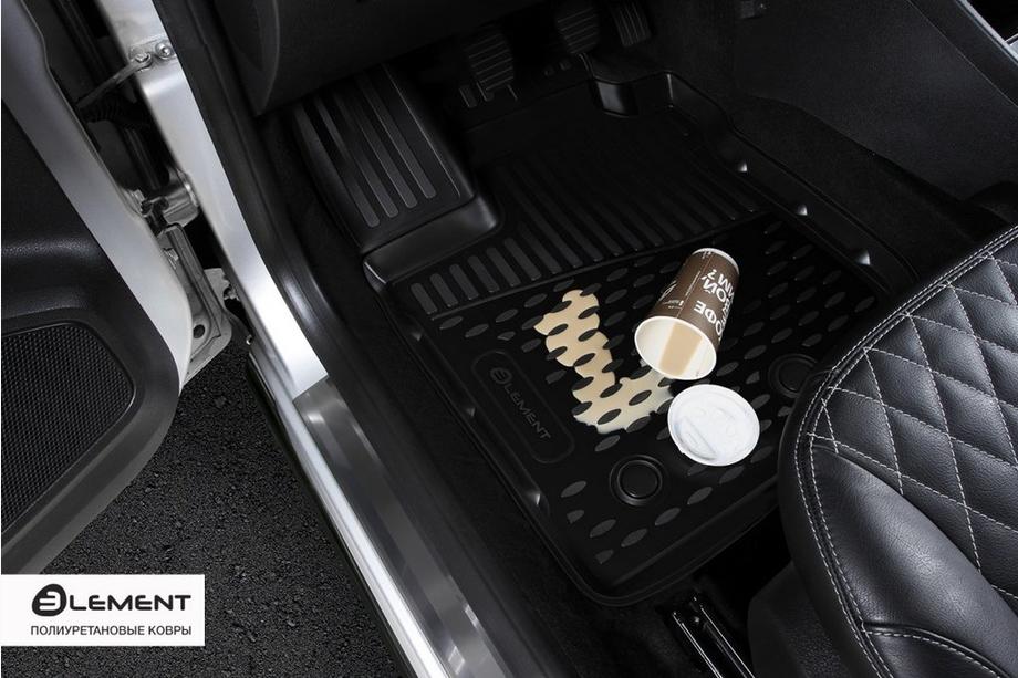 Nissan Terrano 2014– (2016↗) 3D gumijasti tepihi za potniški prostor (4 kos, Novline) Fotografija 2