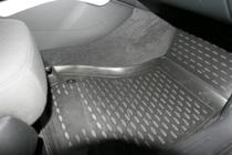Audi A4 B8 2007–2015 Gumijasti tepihi za kabino (4 kosi, Novline) avtomatski menjalnik fotografija 4