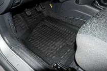 Chevrolet Lanos 1998–2017 Gumijasti tepihi za kabino (4 kosi, Novline) fotografija 2