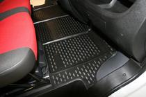 Fiat Ducato 2006–2025 (2012↗) Gumijasti avtomobilski tepihi za notranjost (2 kos, Novline) fotografija 3