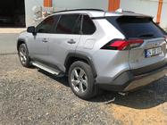 Toyota Rav 4 2019–2025 Stranske stopnice Allmond Grey (2 kosa, aluminij) fotografija 5