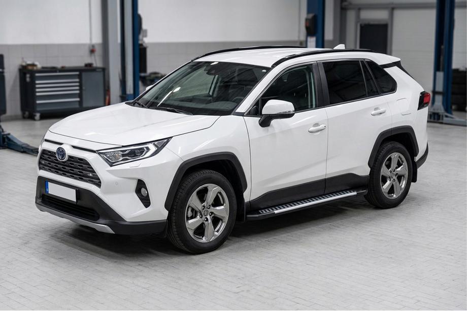 Toyota Rav 4 2019–2025 Stranske stopnice Line (2 kosa, aluminij) Image