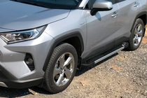 Toyota Rav 4 2019–2025 Bočne stopnice RedLine V1 (2 kosa, aluminij) fotografija 6