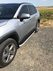 Toyota Rav 4 2019–2025 Stranske stopnice Tayga Grey (2 kos, aluminij) fotografija 2