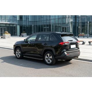 Stranski pragovi Tayga Black (2 kosa, aluminij) Toyota Rav 4 2019–2025 fotografija 1