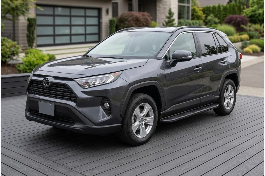Toyota Rav 4 2019–2025 Bočne stopnice Bosphore Black (2 kos, aluminij) Image