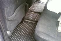 Honda FR-V 2004–2009 Gumijasti tepihi za kabino (4 kosi, Novline) fotografija 5