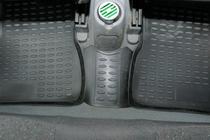 Hyundai Accent 2000–2006 Gumijasti tepihi za kabino (4 kosi, Novline) fotografija 4