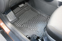 Hyundai Creta 2014–2020 Gumijasti tepihi za kabino (4 kosi, Novline) fotografija 2