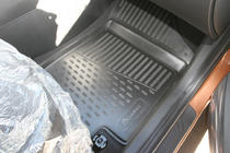 Hyundai Creta 2014–2020 Gumijasti tepihi za kabino (4 kosi, Novline) fotografija 3
