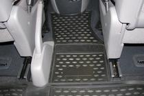 Hyundai H300, H1, Starex 2008–2020 Gumijasti tepihi za notranjost (4 kosi, Novline) New fotografija 4