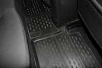 Hyundai Accent 2011–2017 Gumijasti tepihi za kabino (4 kosi, Novline) fotografija 4