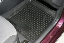Hyundai Accent 2011–2017 Gumijasti tepihi za notranjost (4 kosi, Novline) HB fotografija 4