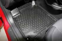 Hyundai Veloster 2011–2017 Gumijasti tepihi za kabino (4 kosi, Novline) fotografija 2