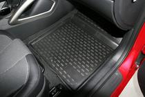 Hyundai Veloster 2011–2017 Gumijasti tepihi za kabino (4 kosi, Novline) fotografija 3