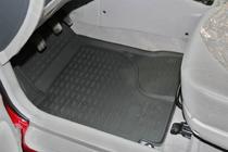 Kia Cerato 1 2004–2009 Gumijasti tepihi za kabino (4 kosi, Novline) fotografija 2