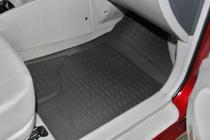 Kia Cerato 1 2004–2009 Gumijasti tepihi za kabino (4 kosi, Novline) fotografija 4