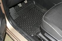 Kia Venga 2010–2019 Gumijasti tepihi za kabino (3 kosi, Novline) fotografija 2