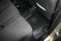 Lada Largus 2012– Gumijasti talni tepihi za kabino (4 kosi, Novline) 5 sedežev fotografija 3
