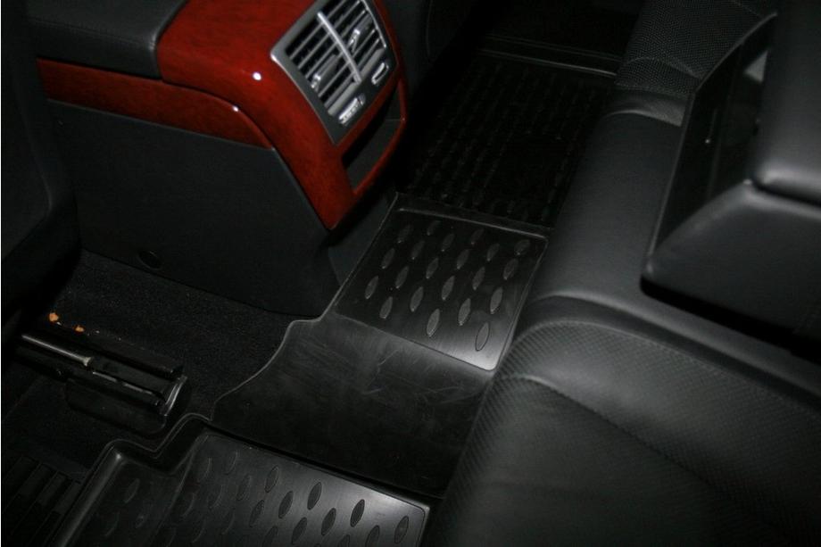 Mercedes S-class W221 2005–2013 Gumijasti tepihi za kabino (4 kosi, Novline) Fotografija 5
