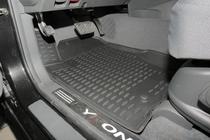 SsangYong Kyron 2005–2014 Gumijasti tepihi za kabino (4 kosi, Novline) fotografija 2