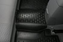 Toyota Hilux 2006–2015 (2008↗) Gumijasti tepihi za notranjost (4 kosi, Novline) fotografija 5