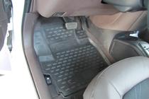Toyota IQ 2008–2015 Gumijasti tepihi za kabino (4 kosi, Novline) fotografija 2