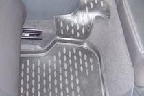 Volkswagen EOS 2006–2011 Gumijasti tepihi za kabino (4 kosi, Novline) fotografija 2