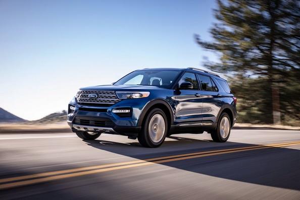 Polnovelikostni križanec Ford Explorer za modelno leto 2020