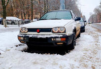Volkswagen Golf 3 1991–2001 Zimska zaščita hladilne rešetke Mat fotografija 1