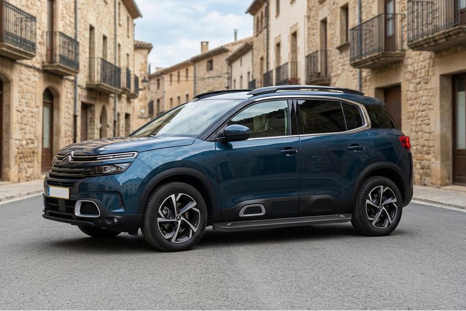 Citroen C5 Aircross 2017–2025 Stranske stopnice Allmond Black (2 kos, aluminij) Image