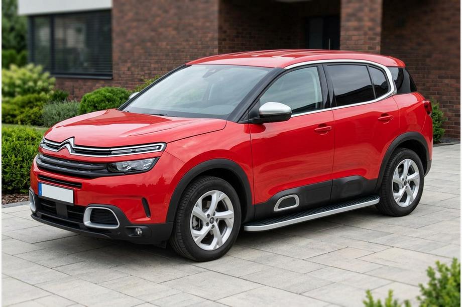Citroen C5 Aircross 2017–2025 Stranske stopnice Tayga Grey (2 kosa, aluminij) Image