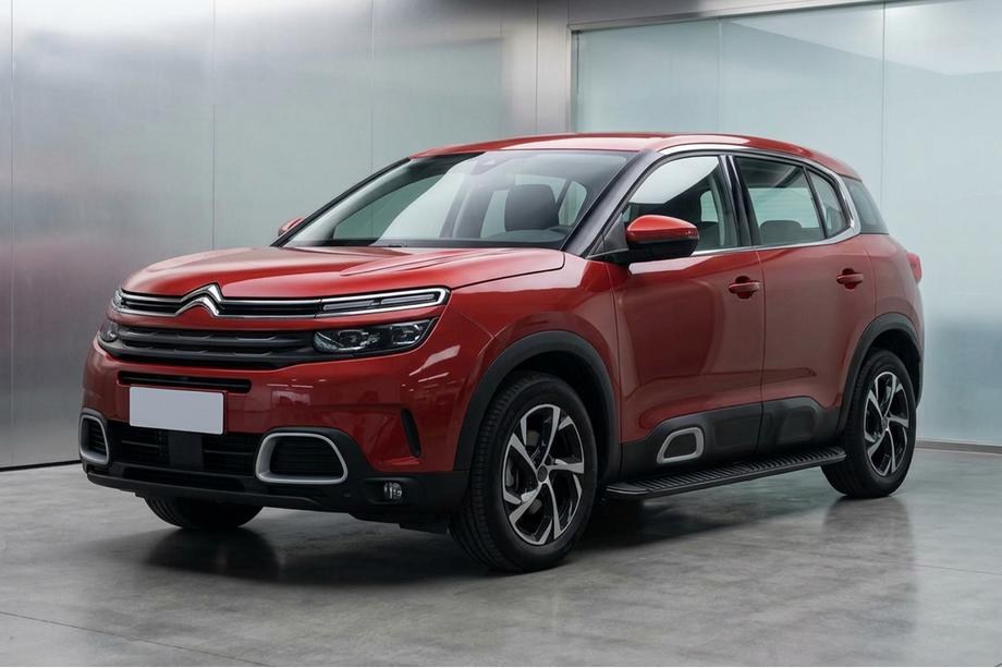 Citroen C5 Aircross 2017–2025 Stranske stopnice Tayga Black (2 kos, aluminij) Image